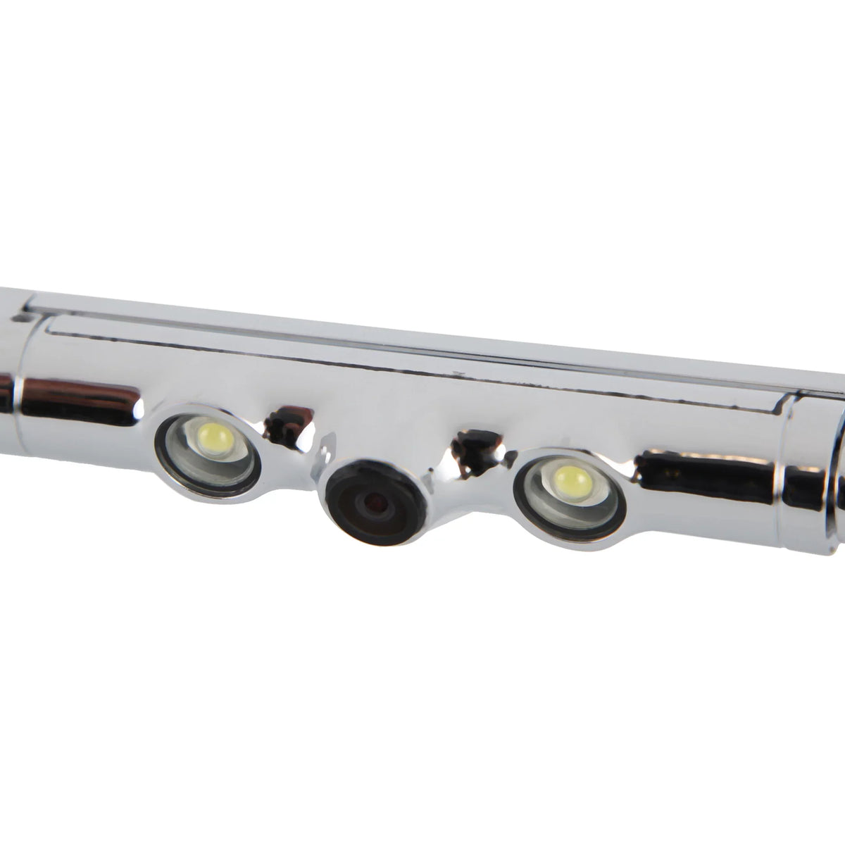 VTL405LTJ - Ultra Slim Bar-Type License Plate Backup Camera with Active Parking Lines and  Lights (Chrome)