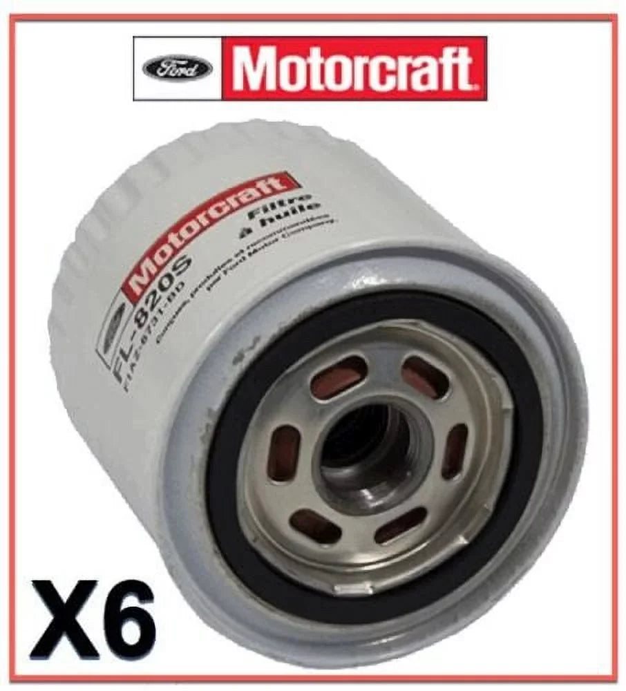 6  Engine Oil Filters Genuine  Motorcraft Replace  # FL1820S