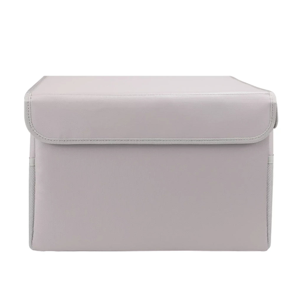 Irfora Fireproof Waterproof Storage Box, Ideal for Home Office Car, with Lid and Sturdy Handles