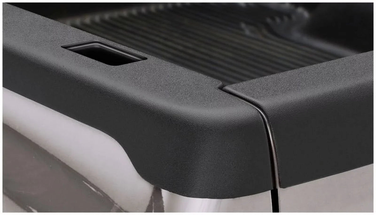 Bushwacker by RealTruck Ultimate BedRail Caps Smooth Back w/ Stake Holes|2-Pc Set Black |28508|Compatible with 93-11 Ford Ranger w/ 6' Bed; 1994-1997 Mazda B4000 w/ 6' Bed (Exc  Models)
