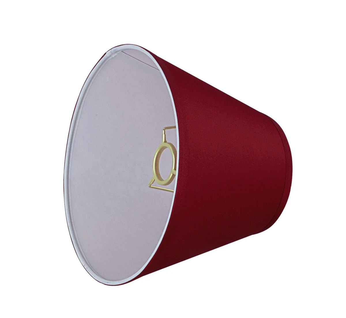 Aspen Creative 58904 Transitional Hardback Empire Shape  Construction Lamp Shade in Blood Red, 9" Wide (5" x 9" x 7")