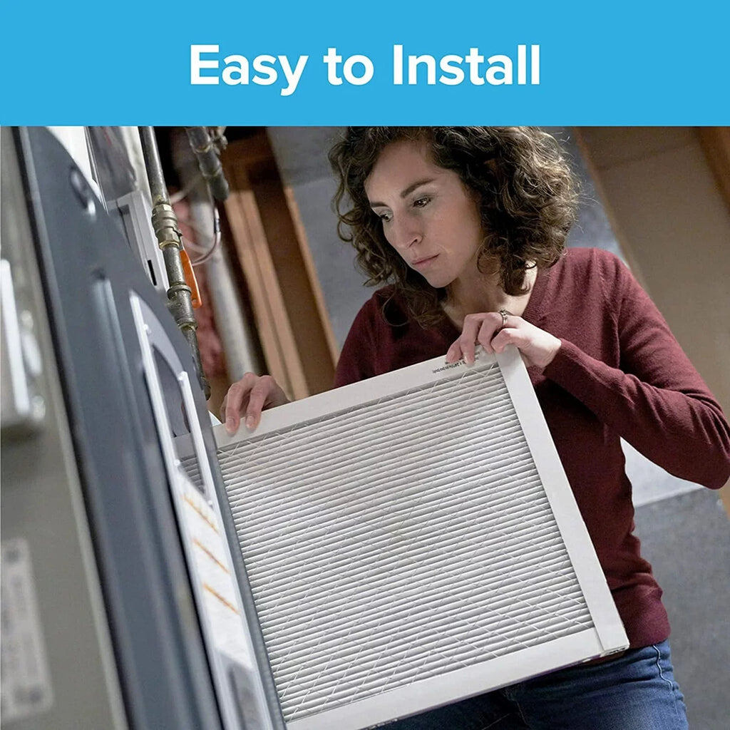 Filtrete 12x20x1 Air Filter,  300,  5, Clean Living Basic Dust 3-Month Pleated 1-Inch Air Filters, 6 Filters
