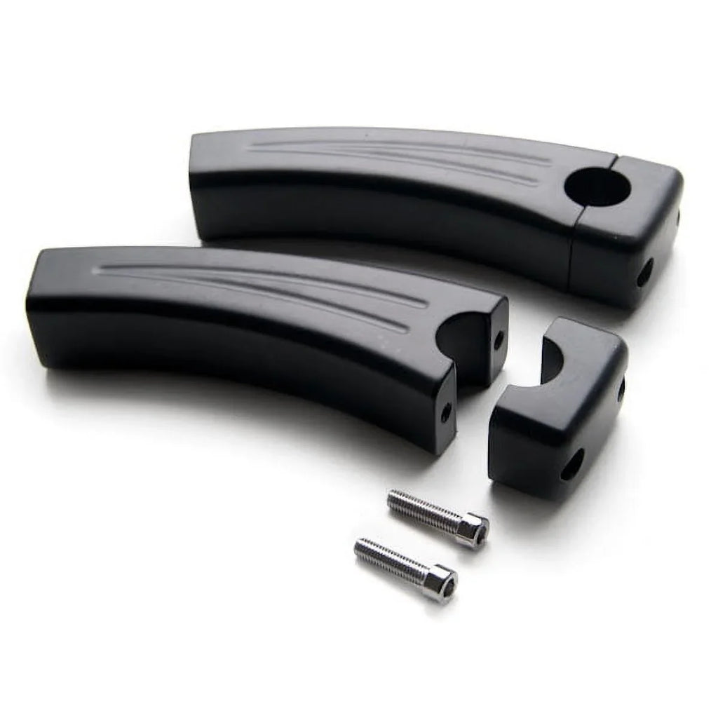 Krator 5.5" Black Bike Handlebar Pullback Risers 7/8" Compatible with Ducati Monster 620 696 750 796 900 1000 1100 S2R