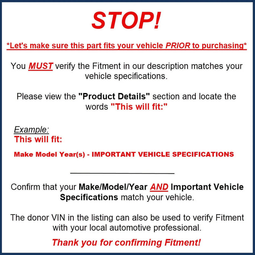 Pre-Owned 15 16 17 18 Ford Edge Back Up Rear View Camera   (Good)