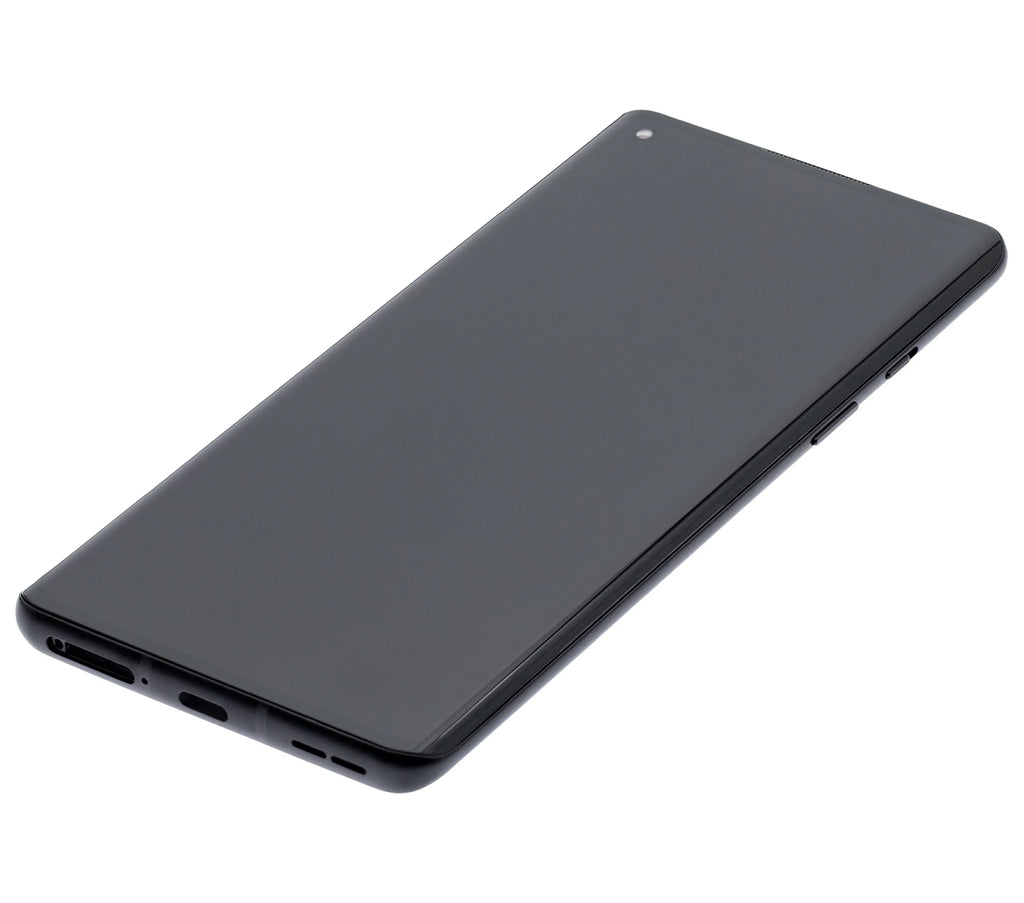 Replacement  Assembly With Frame Compatible For OnePlus 8 / 5G (Non-Verizon 5G  Frame) (Refurbished) (Onyx Black)