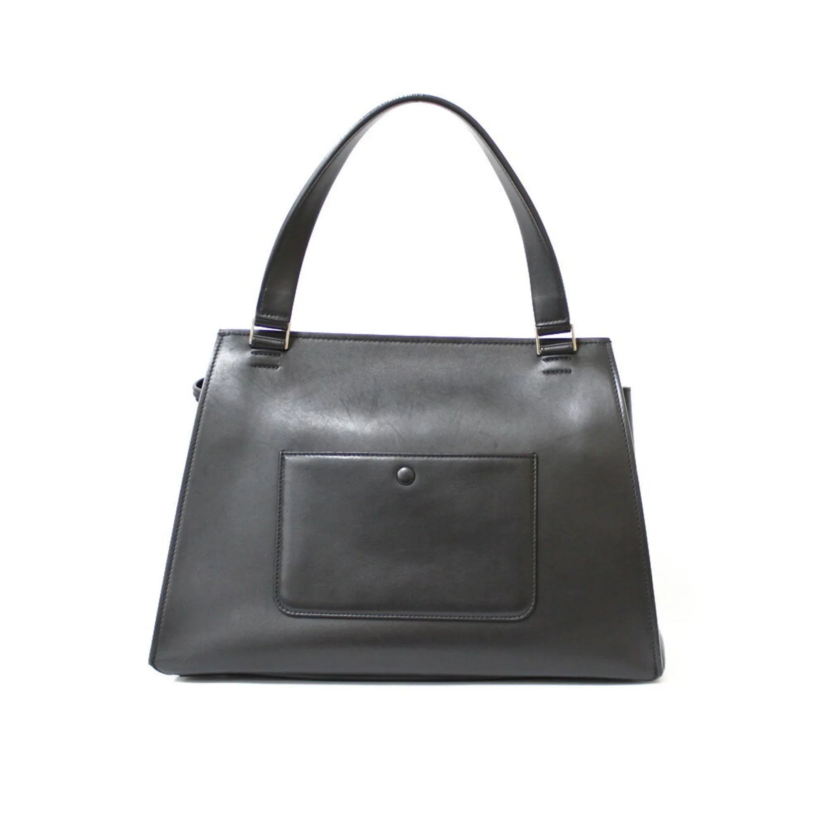 Pre-Owned  Celine Handbag Edge Overseas Large Black Yellow Women's Leather (Fair)