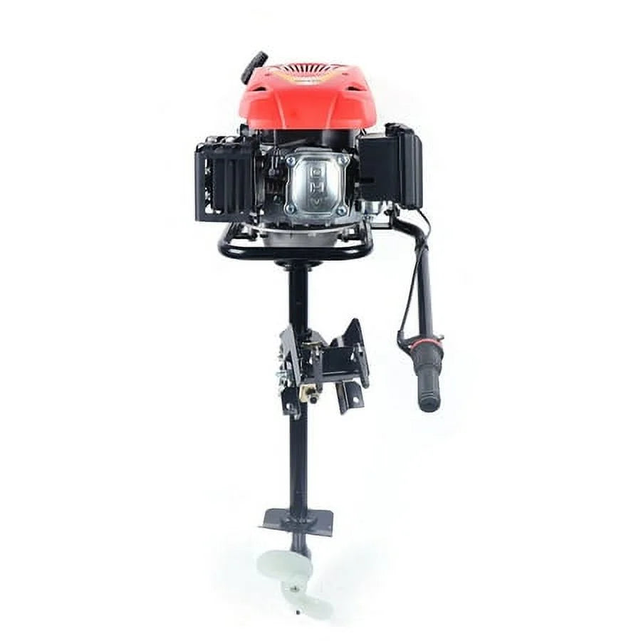 Outboard Motor 4 Stroke 6  Heavy Duty Boat Engine  Air Cooling System 173CC
