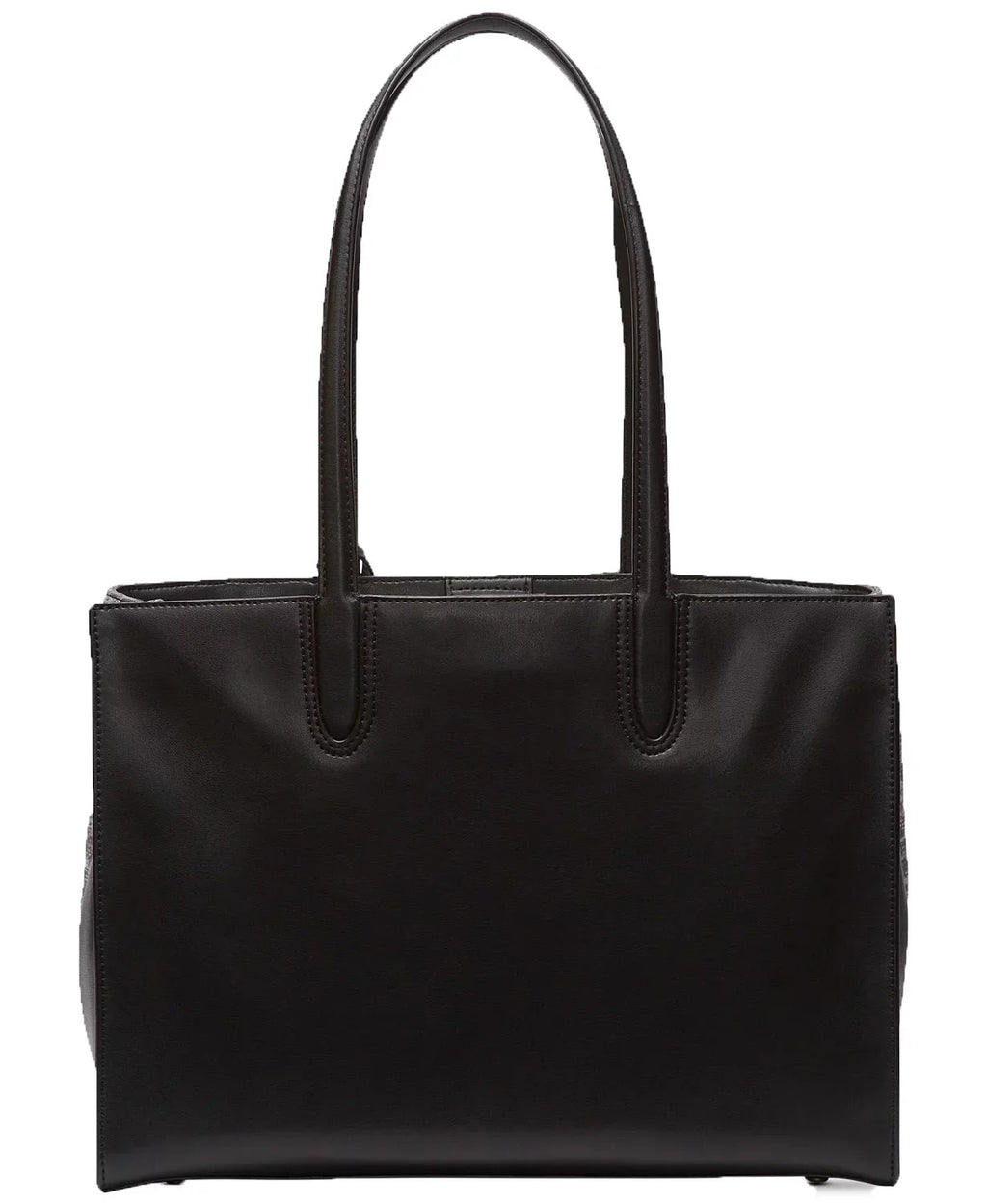 Jade Wide Handbag Tote (Gray/Black)