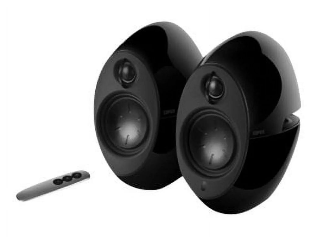 Edifier E25 Luna Eclipse - Speakers - for  - wireless - Bluetooth - 74 Watt (total) - 2-way - black, Holiday Gift