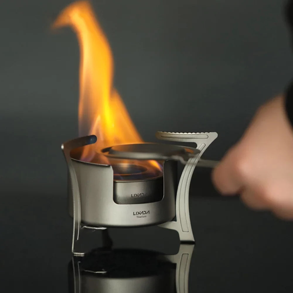 Stove Ultralight Pocket Cooking Stove for Camping Backpacking Picnic Fishing Hiking Fuel Efficient and User Friendly