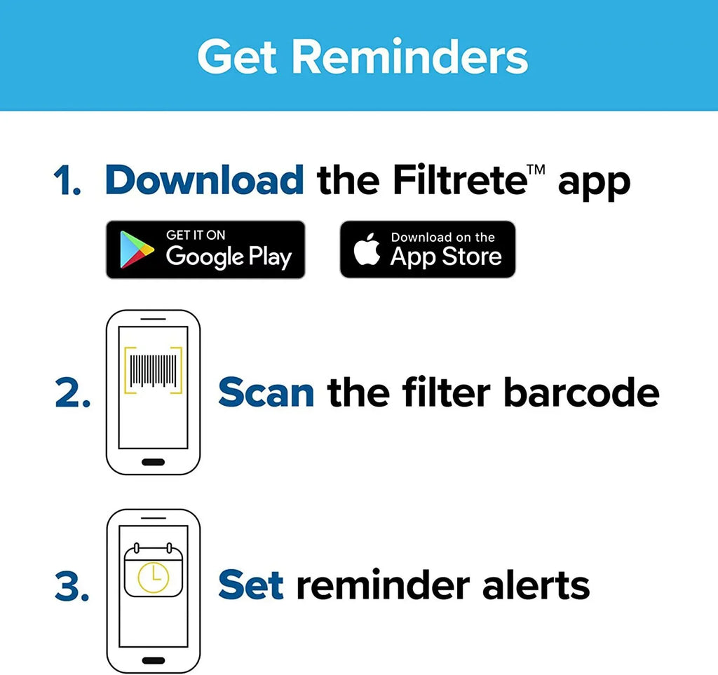 Filtrete 12x20x1 Air Filter,  300,  5, Clean Living Basic Dust 3-Month Pleated 1-Inch Air Filters, 6 Filters