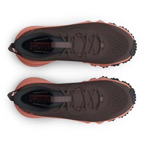 Under Armour Women's Charged Maven Trail, (200) Fresh Clay/Black/Cinna Red, 11,