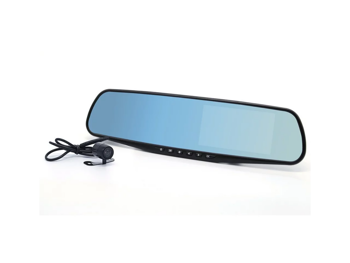Car Camera | Upgraded Car Video Recorder Full  1080P | Car Video Camera 4.3" Inch  with Dual Lens for Vehicles Front & Rearview Mirror |  Vehicles Dash Cam