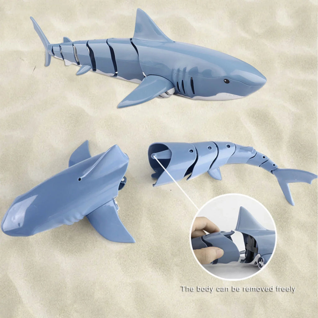Shark 2.4G Electric Simulation Waterproof Fish 20 Minutes Long Battery Life Summer Water Swimming Toddlers Toys