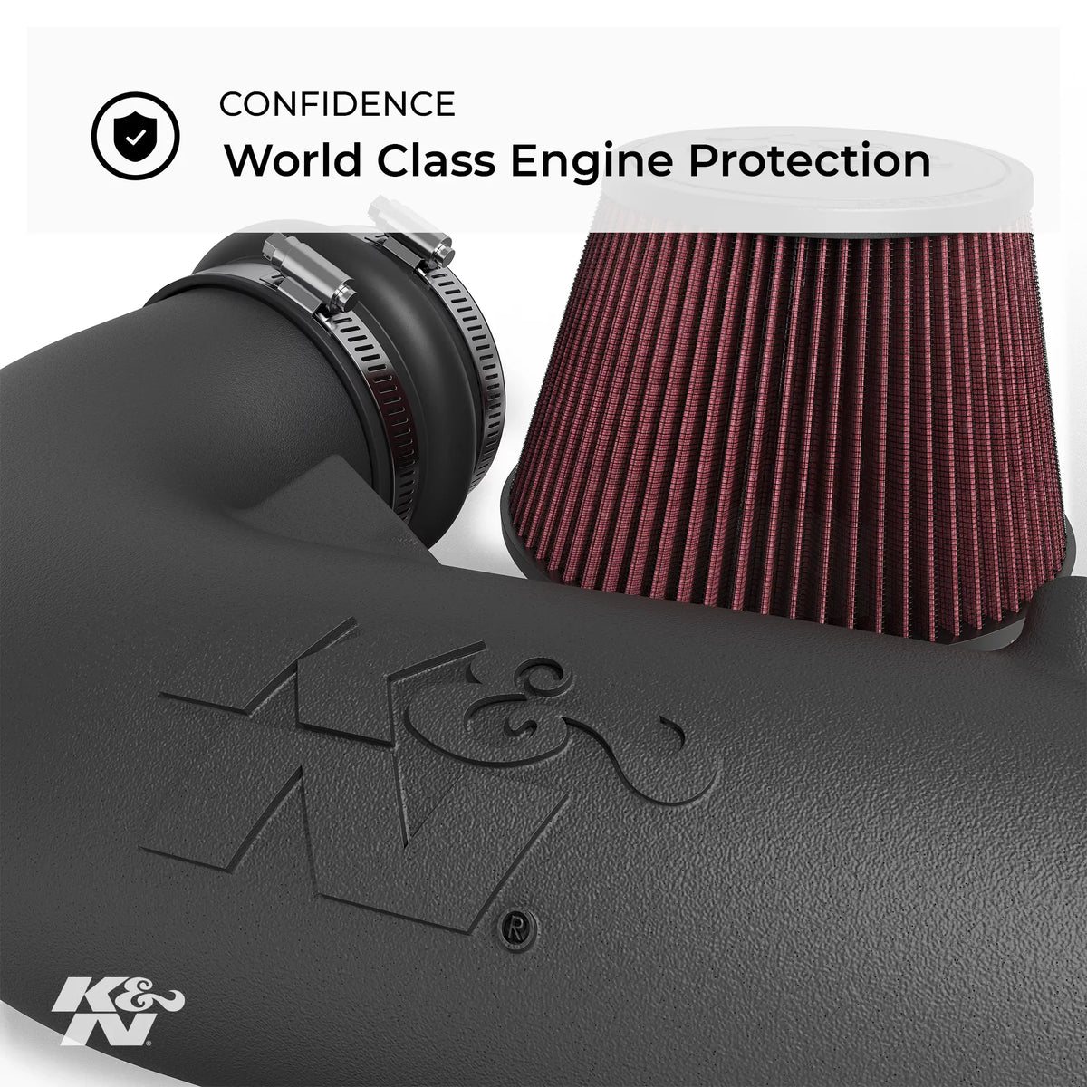 K&N Cold Air Intake Kit: High Performance, Guaranteed to Increase Horsepower: 2004-2017   (SuperLow, Iron, Sportster Custom, Seventy-Two, Forty-Eight, Nightster, Roadster)57-1126