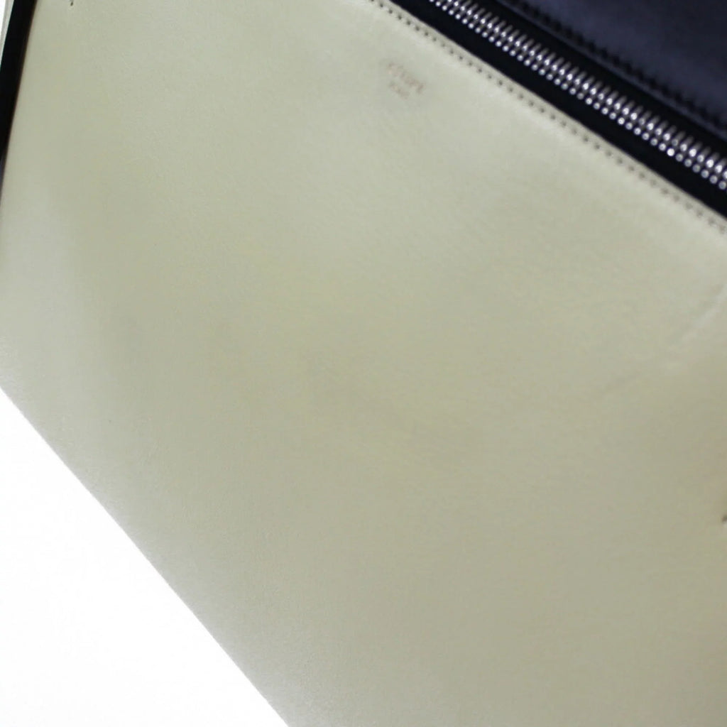 Pre-Owned  Celine Handbag Edge Overseas Large Black Yellow Women's Leather (Fair)
