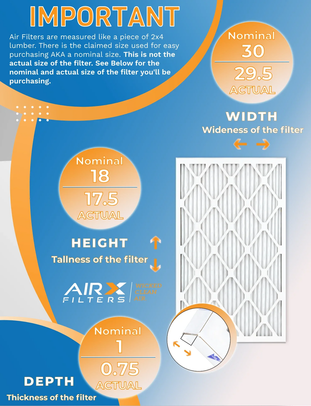 18x30x1 Air Filter  8 Rating, 12 Pack of Furnace Filters Comparable to  700 &  5 - Made in  by     .