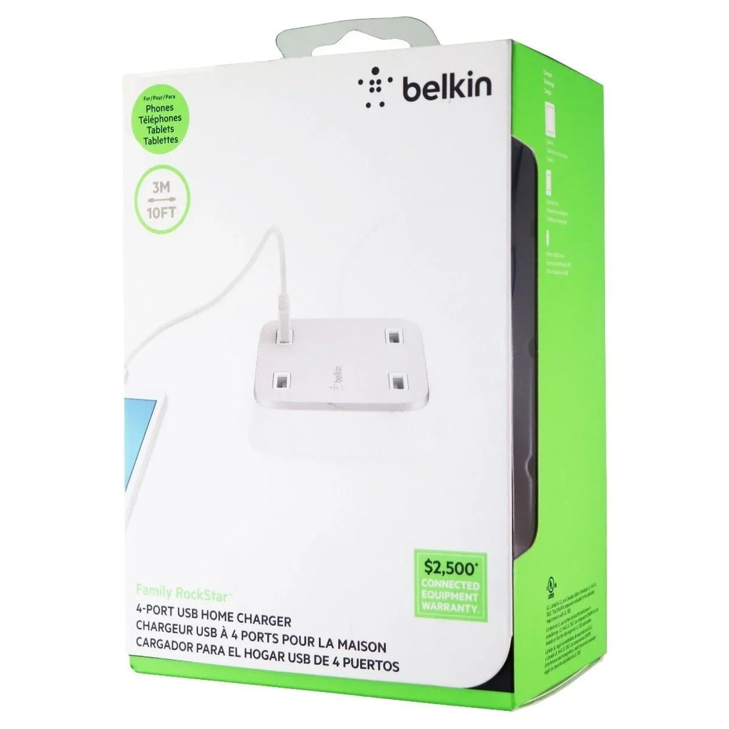 Belkin Family Rockstar Wall-Mountable 4-Port  Desktop Charging Station