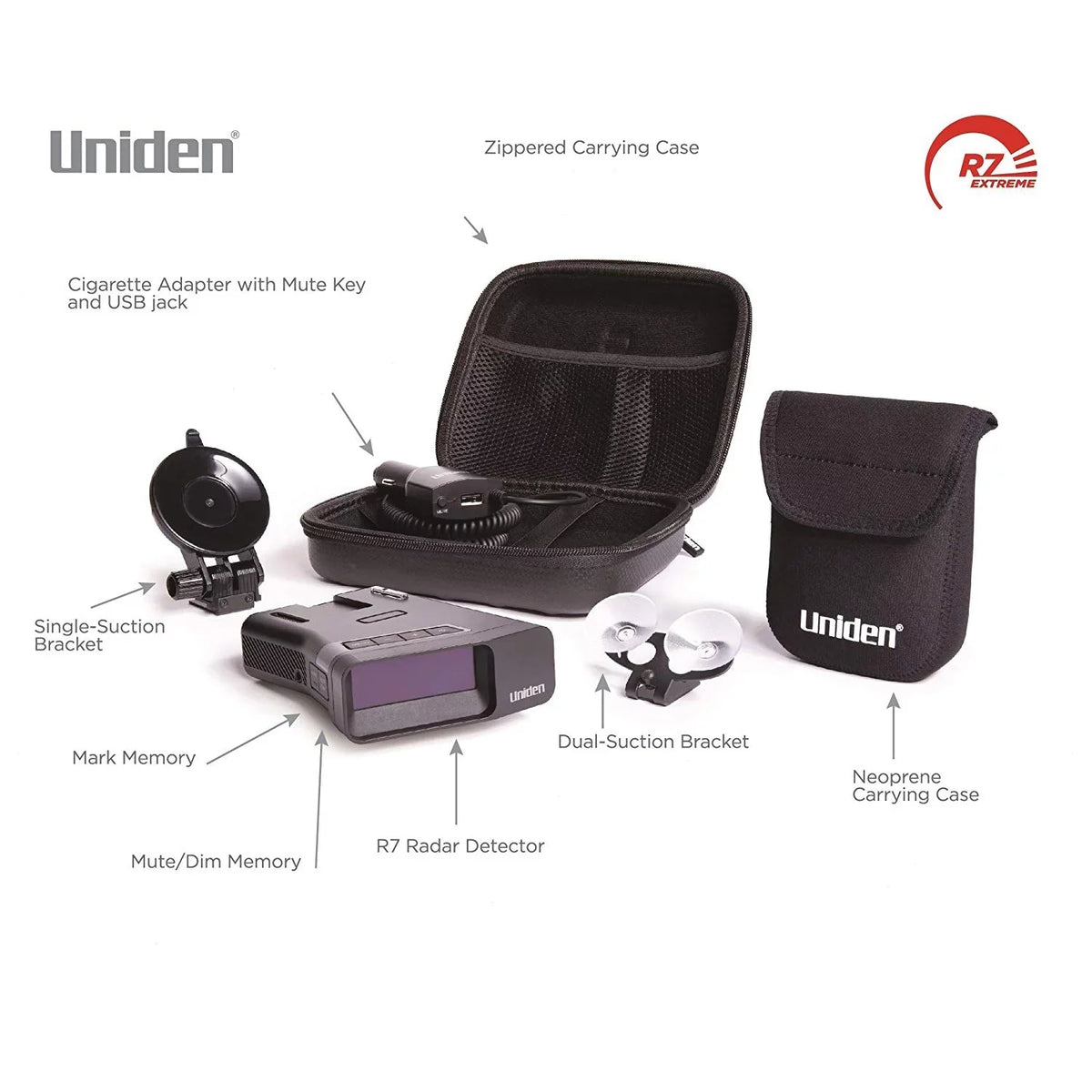 Uniden R7 Extreme Long-range Laser/Radar Detector With  And Threat Direction