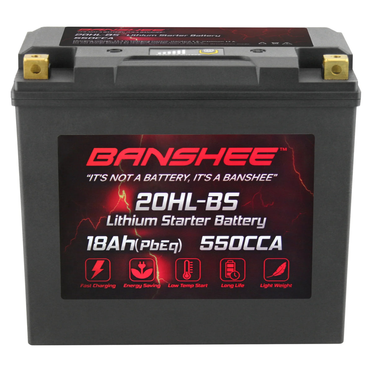 Banshee 20L- LiFePO4 Motorsports Battery Compatible with Sea-Doo Wake 155 2016 to 2018