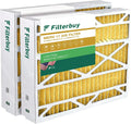 Filterbuy 24x25x5  11 Pleated   Furnace Air Filters for Carrier FILXXCAR0024 (2-Pack)