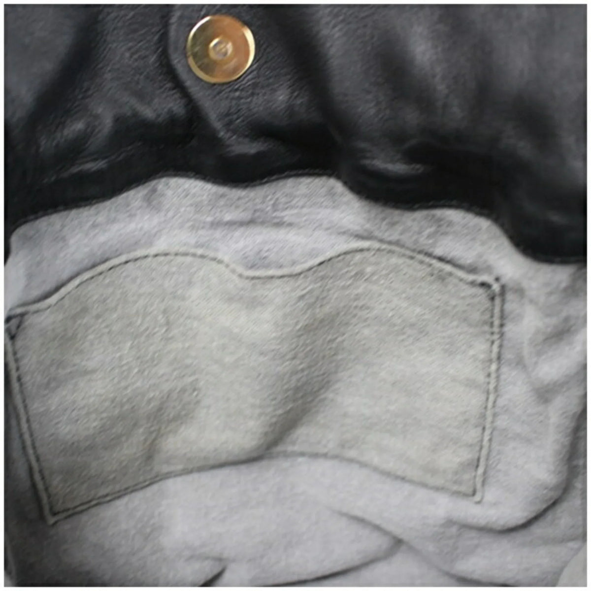 Pre-Owned  Anagram Shoulder Bag Leather Black Women's Soft (Fair)
