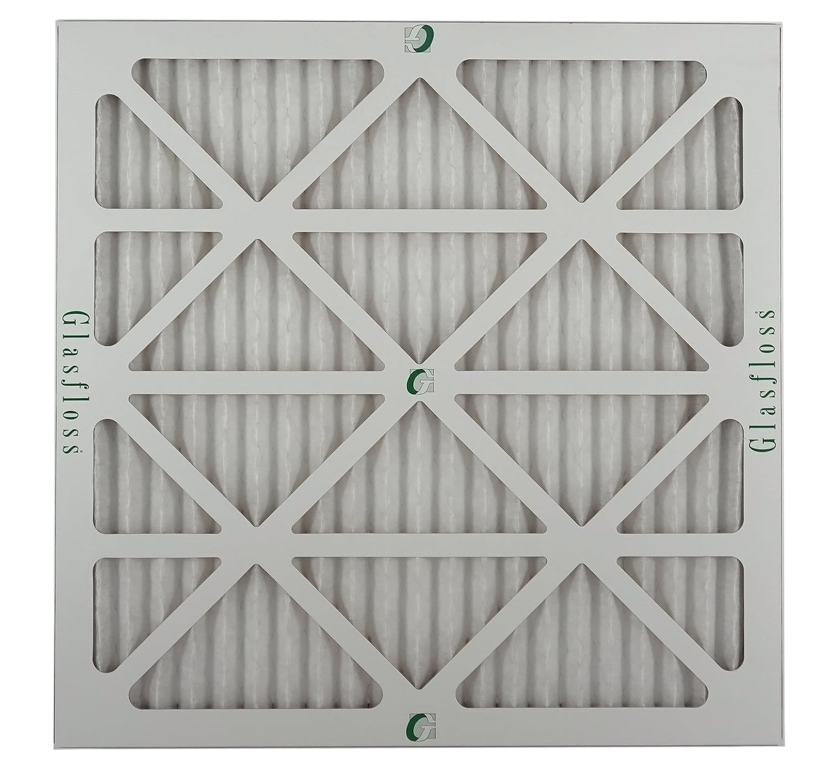 Glasfloss Air Filter 18x20x2 - 2"  10 - (Pack of 12) - Pleated  or  Air Filter - Furnace Air Filter - Home or Office - Made In The .
