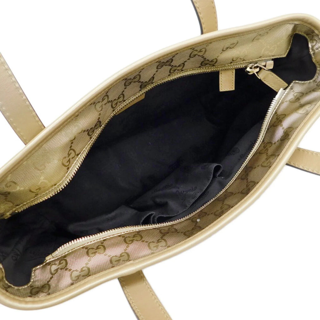 Pre-Owned   Implement Handbag Tote Bag Gold 211138 002123 (Like New)