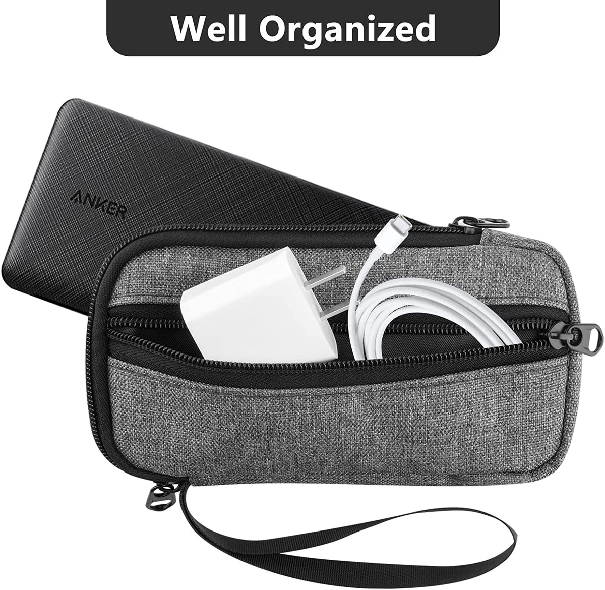Travel Case for Anker Power Bank 313 (PowerCore Slim 10K), 325 (PowerCore Essential 20K), 523 (PowerCore 10K ), 525