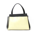 Pre-Owned  Celine Handbag Edge Overseas Large Black Yellow Women's Leather (Fair)