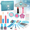 Kids Makeup Kit for Girl, Washable Makeup Set for Girls, Real Makeup for Kids, Girl Toys Princess Children Play Makeup Kit with Cosmetic Case Birthday for 3 4 5 6 7 8 9 10 11 12 Years Old Girls