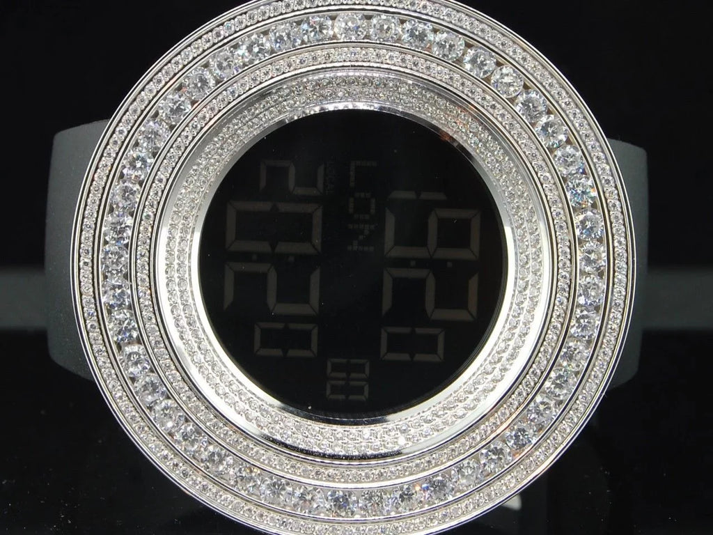 Mens Techno Com  Joe Rodeo JoJino 15 ct Custom White Simulated Diamond Watch
