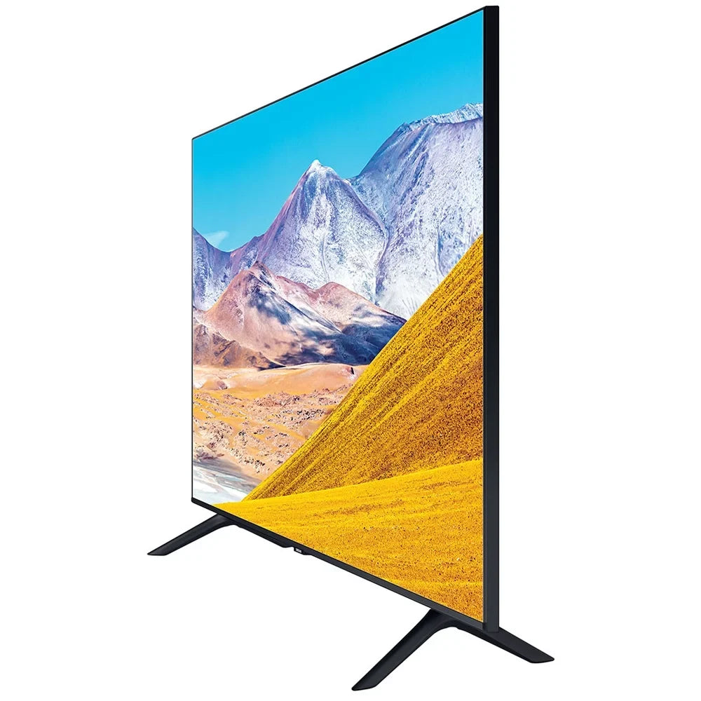 Samsung UN85TU8000 85" TU8000 4K Ultra  Smart   (2020 Model) with Deco Gear Home Theater Soundbar, Wall Mount Accessory Kit and  Cable Bundle (UN85TU8000FXZA 85TU8000 85 Inch )