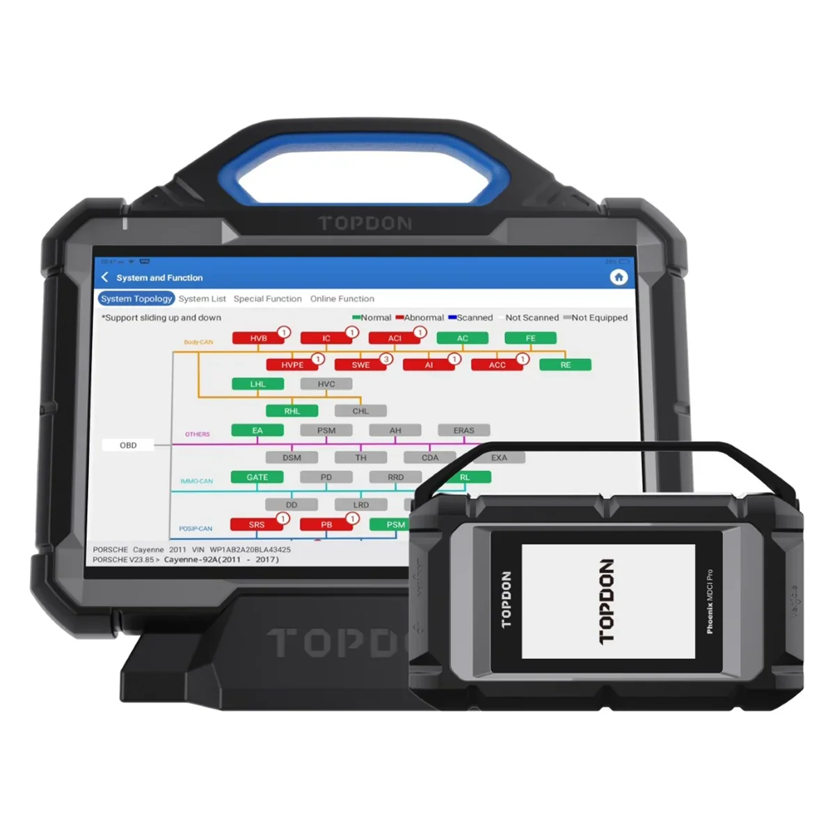 Phoenix Max - 13.3" -Level Scan Tool, Docking Station, Cloud-Based Programming