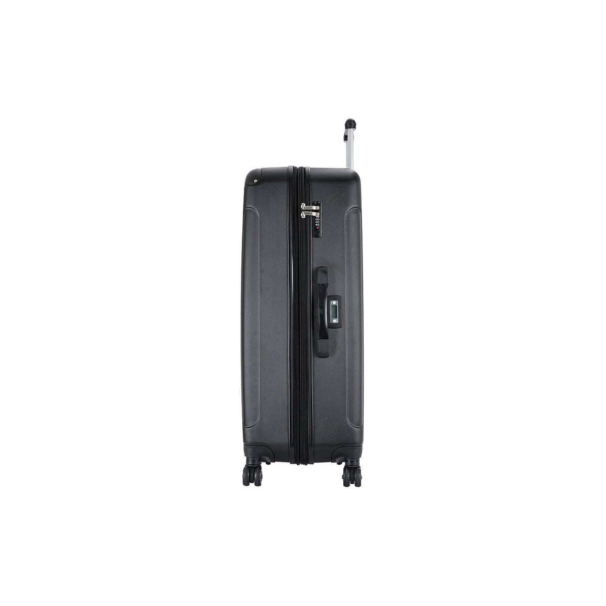 Plastic 4-Wheel Spinner Luggage Black (DKINT00L-)