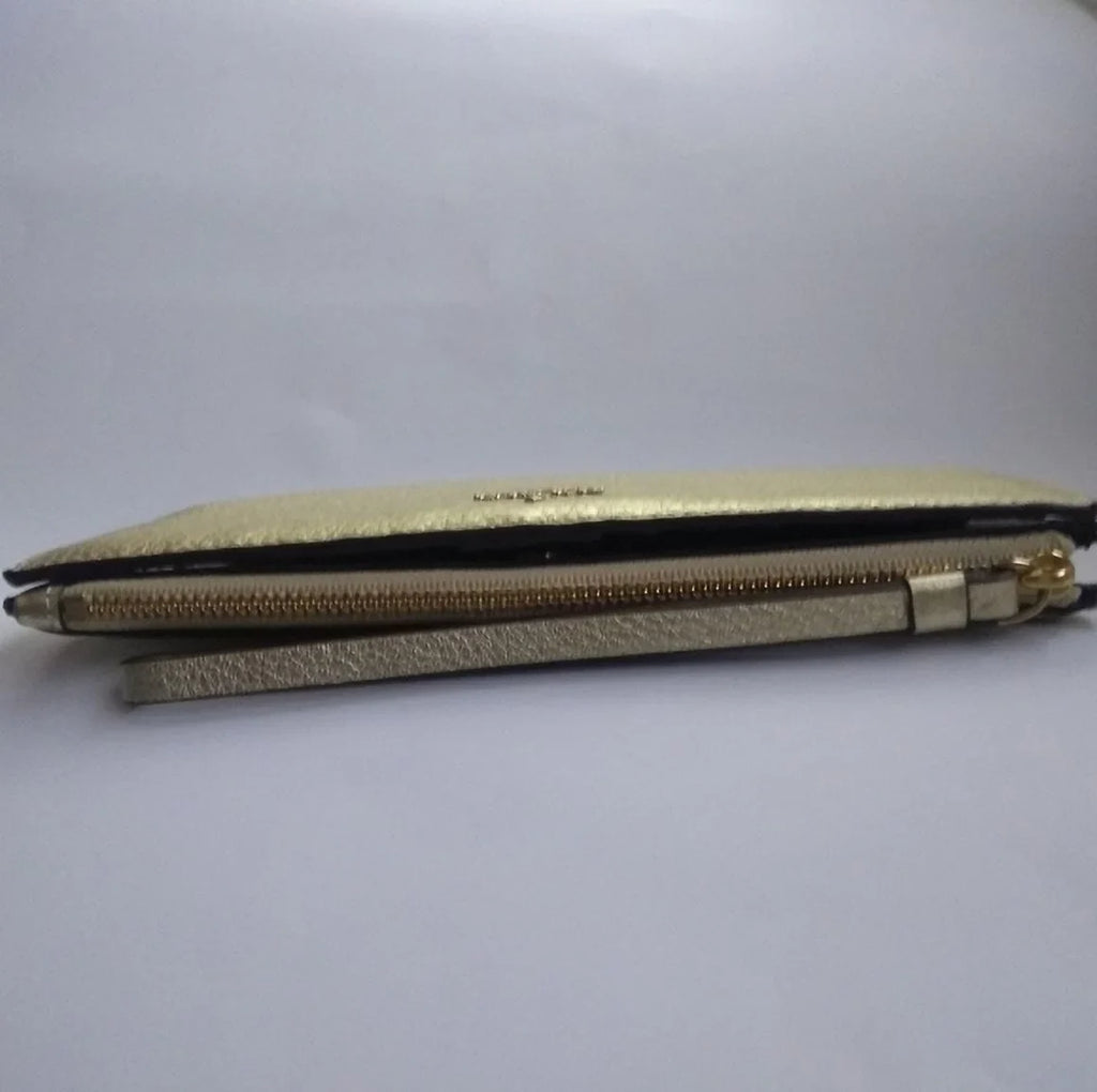 Kate Spade Blake Street Dot Eliza Wristlet Wallet Gold