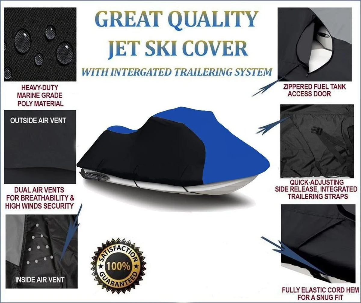/  -, 600  Jet Ski  Cover Compatible for Yamaha Wave Runner  Deluxe 2015 2016 2017 2018 2019 2020 2021 2022