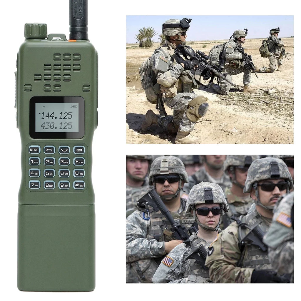'-152 10W Powerful Ham Radio Portable Tactical Two Way Radio Long Range Walkie Talkie 12000mAh Battery with Extra Programming Cable Full Kits