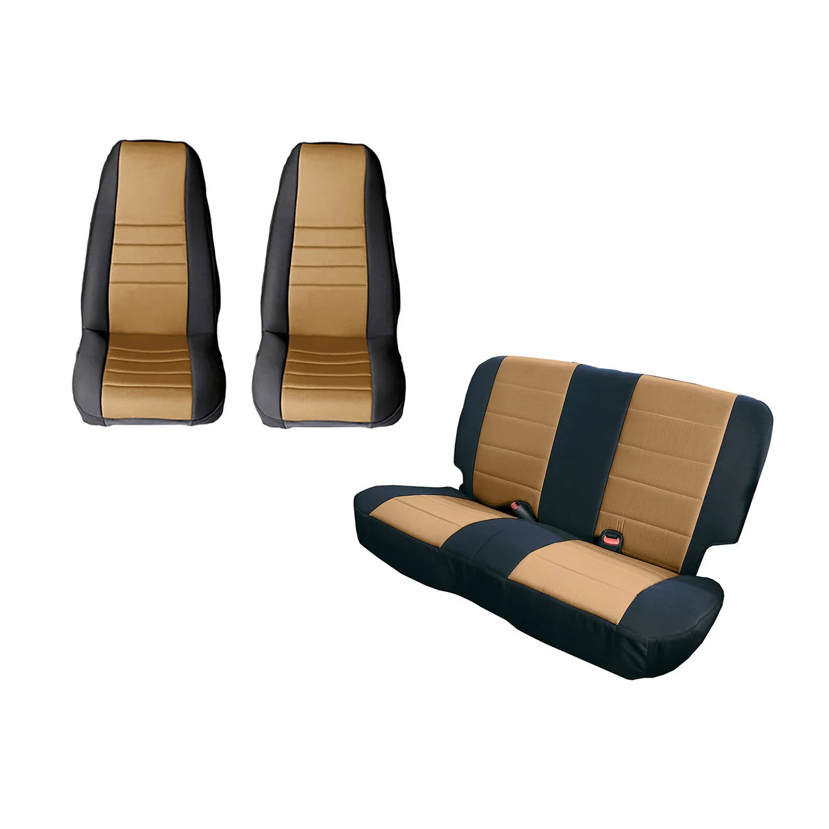 Rugged Ridge by RealTruck | 13296.01 Seat Cover Kit, Black; 2011-2018 Jeep Wrangler , 2 Door Compatible with Select: 2011, 2015-2018 Jeep Wrangler Unlimited