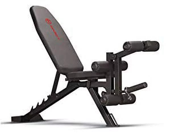 Marcy Adjustile 6 Position Utility Bench with Leg Developer and High Density Foam Padding -350
