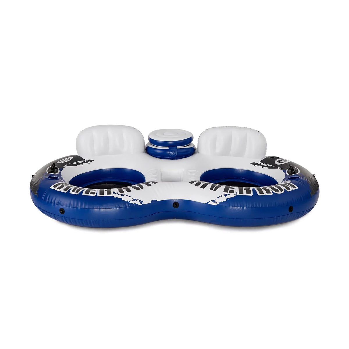 Intex River Run  Inflatable 2 Person Pool Tube Float w/ Cooler (18 Pack)