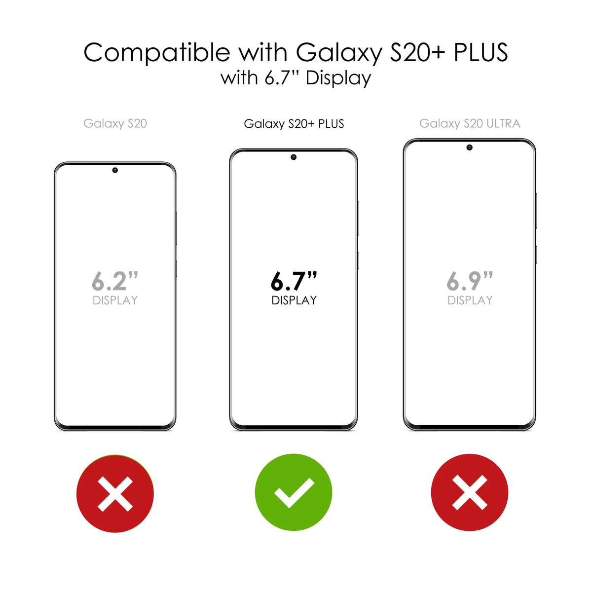 DistinctInk Clear Shockproof Hybrid Case for Galaxy S20  / 5G (6.7" Screen) -  Bumper Acrylic Back Tempered Glass Screen Protector - Real Girls Go Scuba Diving