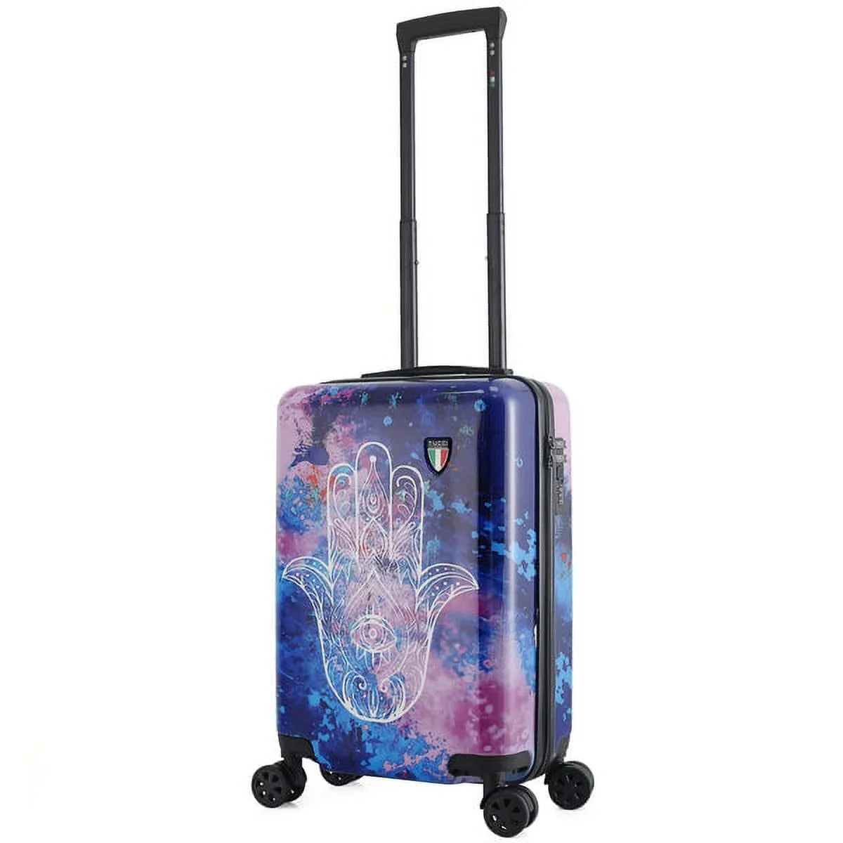 Disegno - Emotion Art Exotic Hamsa 3-Piece Hardside Luggage Set