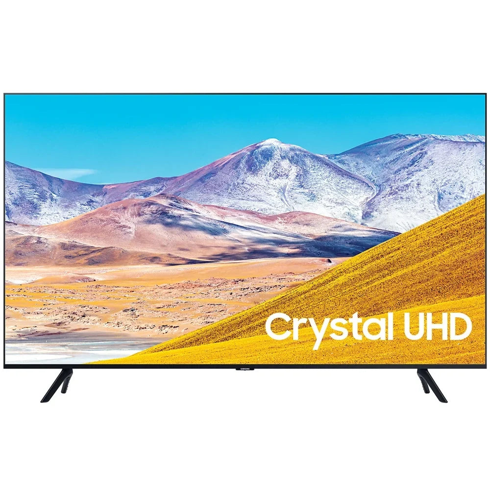 Samsung UN85TU8000 85" TU8000 4K Ultra  Smart   (2020 Model) with Deco Gear Home Theater Soundbar, Wall Mount Accessory Kit and  Cable Bundle (UN85TU8000FXZA 85TU8000 85 Inch )