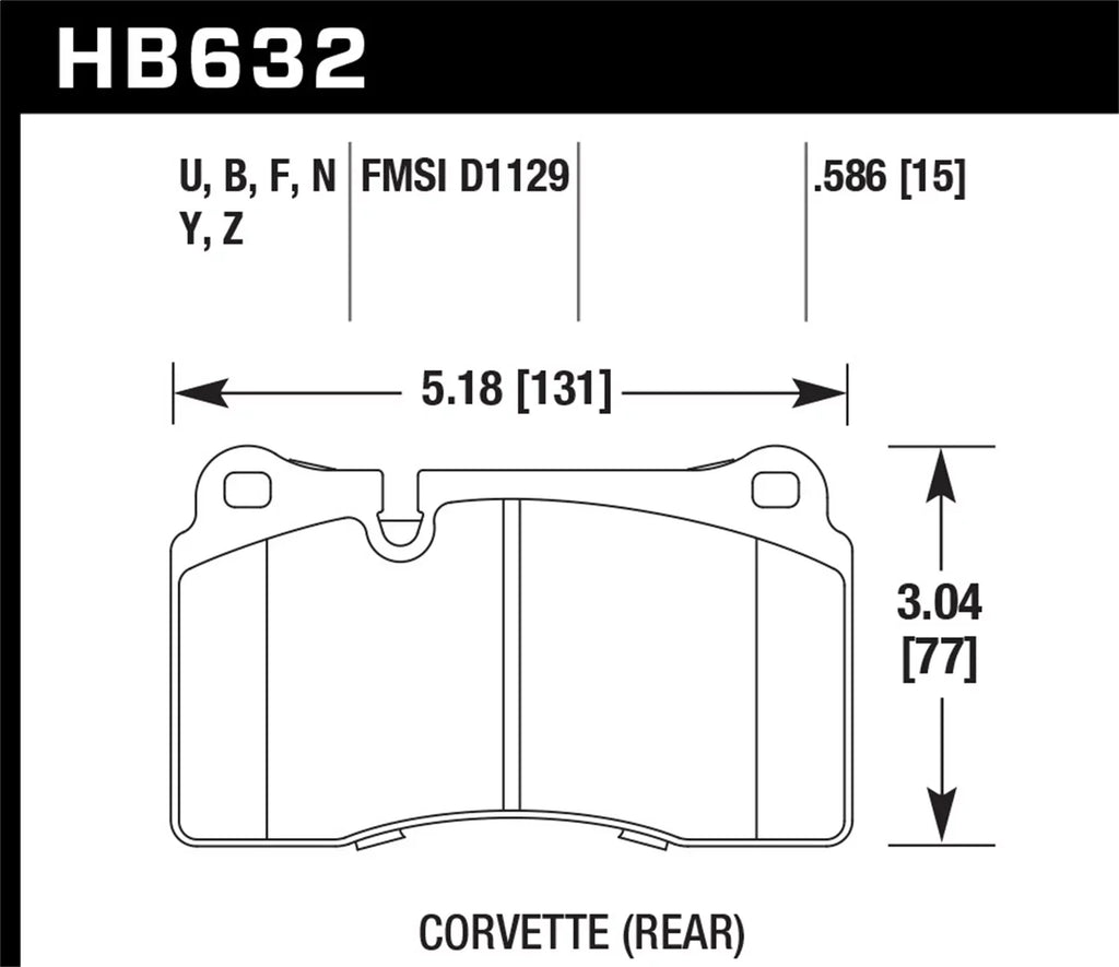 Hawk 2005 Aston Martin DB9  Street Front Brake Pads