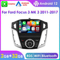 For Ford Focus 2012 2013 2014 2015 2016 2017 Android 12.0 Wifi 2+32GB Car Stereo Radio Head Unit  Navigation  Carplay Player