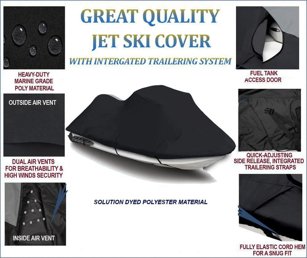 600  JetSki Cover Compatible for Bombardier Sea Doo Sea-Doo  Limited iS 255 2009 / is 260 2010 2011 2012 2013 2014 2015 2016 2017 Jet Ski  Cover